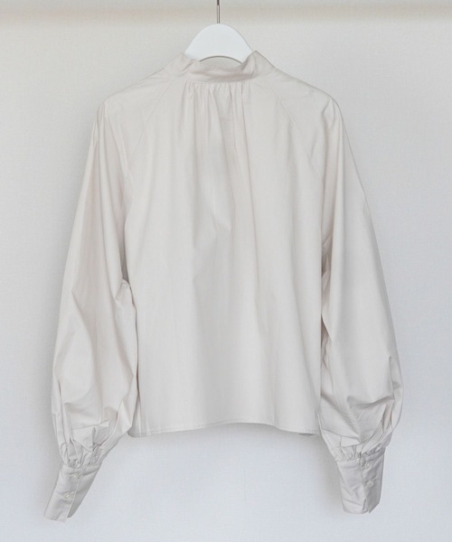 ZOZOMARKET(ゾゾマーケット)の「ラグランバンドカラークロップドブラウス-ZOZOMARKET by ハヤシアンナ(シャツ/ブラウス・レディース・ライトベージュ・マルチサイズ)」の13枚目の写真