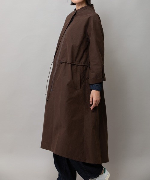 Munich（ミューニック）の「ナイロンコットンタッサーモッズコート（モッズコート・レディース・ブラック/アイボリー/ブラウン・FREE）」の7枚目の写真