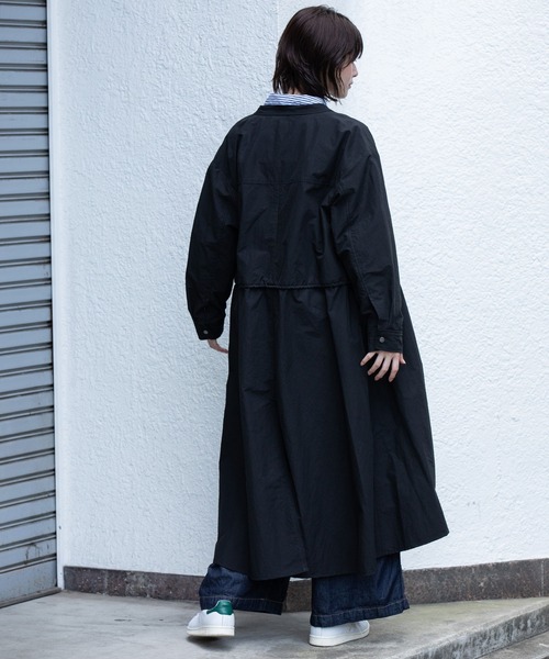 Munich（ミューニック）の「ナイロンコットンタッサーモッズコート（モッズコート・レディース・ブラック/アイボリー/ブラウン・FREE）」の11枚目の写真