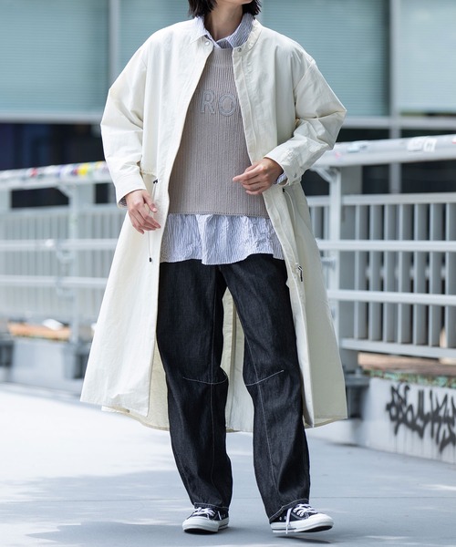 Munich（ミューニック）の「ナイロンコットンタッサーモッズコート（モッズコート・レディース・ブラック/アイボリー/ブラウン・FREE）」の16枚目の写真