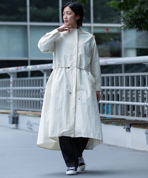 Munich（ミューニック）の「ナイロンコットンタッサーモッズコート（モッズコート・レディース・ブラック/アイボリー/ブラウン・FREE）」の21枚目の写真