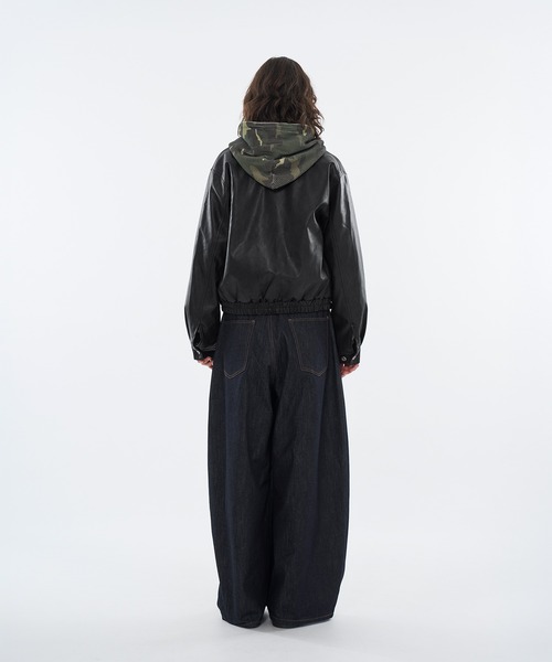 WISH FOR EVER ヴィンテージライクショートブルゾン セール】VINTAGE LIKE SHORT BLOUSON / ヴィンテージライクショート