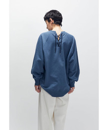 【WEB限定カラーあり】<SOLto (ソルト)>レースアップスウェット