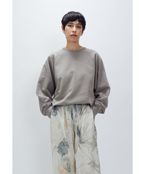 1er Arrondissement(プルミエアロンディスモン)の「【WEB限定カラーあり】<SOLto (ソルト)>レースアップスウェット(Tシャツ/カットソー・レディース・ブラウン系/ブルー系その他5/ダークネイビー・M)」の4枚目の写真