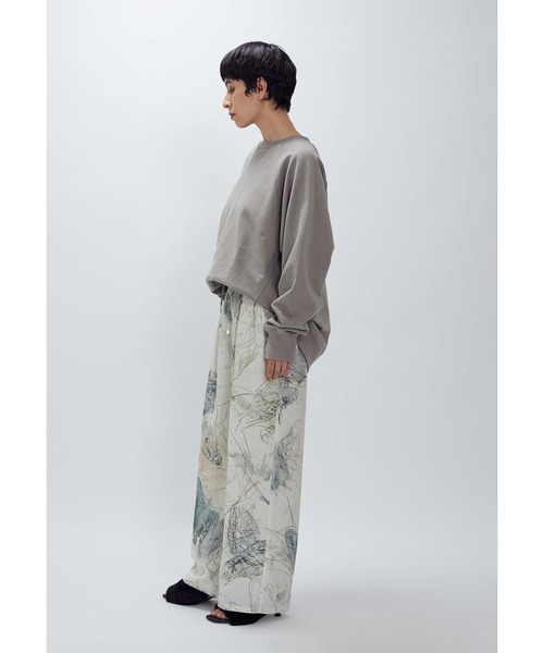 1er Arrondissement(プルミエアロンディスモン)の「【WEB限定カラーあり】<SOLto (ソルト)>レースアップスウェット(Tシャツ/カットソー・レディース・ブラウン系/ブルー系その他5/ダークネイビー・M)」の8枚目の写真