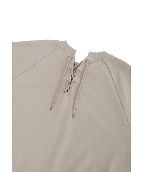 1er Arrondissement(プルミエアロンディスモン)の「【WEB限定カラーあり】<SOLto (ソルト)>レースアップスウェット(Tシャツ/カットソー・レディース・ブラウン系/ブルー系その他5/ダークネイビー・M)」の22枚目の写真