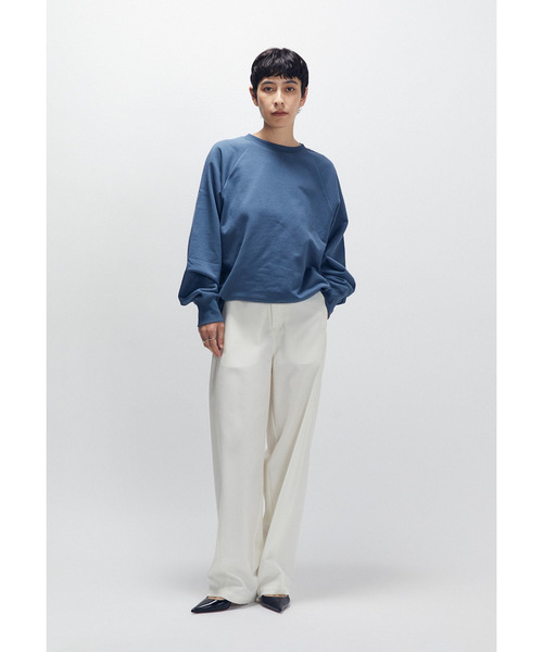 1er Arrondissement(プルミエアロンディスモン)の「【WEB限定カラーあり】<SOLto (ソルト)>レースアップスウェット(Tシャツ/カットソー・レディース・ブラウン系/ブルー系その他5/ダークネイビー・M)」の15枚目の写真