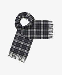 メリノウールチェックマフラー