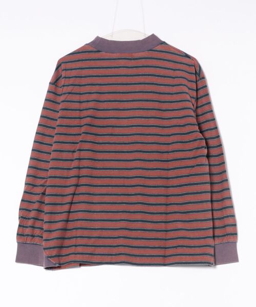 go slow caravan(ゴースローキャラバン)の「GENTIL/ジャンティー マルチボーダー モックネック ロンTEE(Tシャツ/カットソー・レディース・ホワイト/ブラウン/ネイビー・FREE)」の12枚目の写真