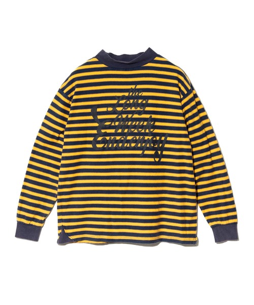 go slow caravan(ゴースローキャラバン)の「GENTIL/ジャンティー マルチボーダー モックネック ロンTEE(Tシャツ/カットソー・レディース・ホワイト/ブラウン/ネイビー・FREE)」の1枚目の写真