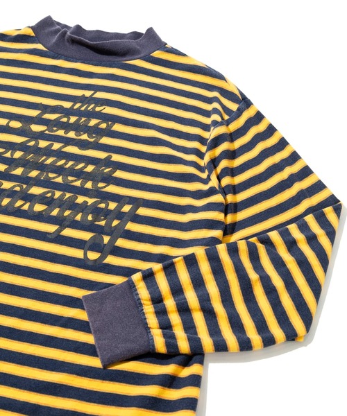go slow caravan(ゴースローキャラバン)の「GENTIL/ジャンティー マルチボーダー モックネック ロンTEE(Tシャツ/カットソー・レディース・ホワイト/ブラウン/ネイビー・FREE)」の7枚目の写真