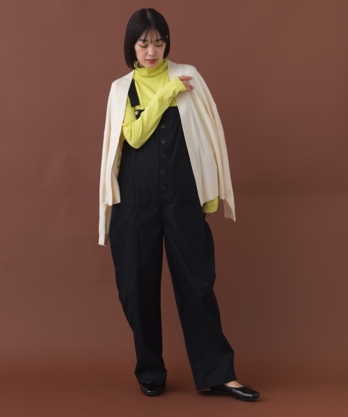 OMNES(オムネス)の「テレコタートルネック ロングスリーブ トップス(Tシャツ/カットソー・レディース・ホワイト/ブラック/ブルー/イエロー・FREE)」の9枚目の写真