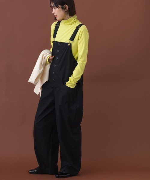 OMNES(オムネス)の「テレコタートルネック ロングスリーブ トップス(Tシャツ/カットソー・レディース・ホワイト/ブラック/ブルー/イエロー・FREE)」の10枚目の写真