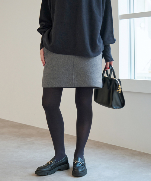 セール】《追加》メルトンAラインミニスカート（スカート）｜Spick