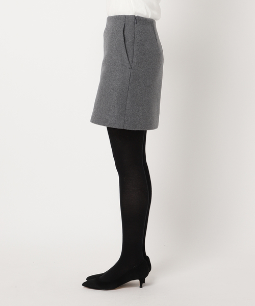 追加》メルトンAラインミニスカート（スカート）｜Spick & Span