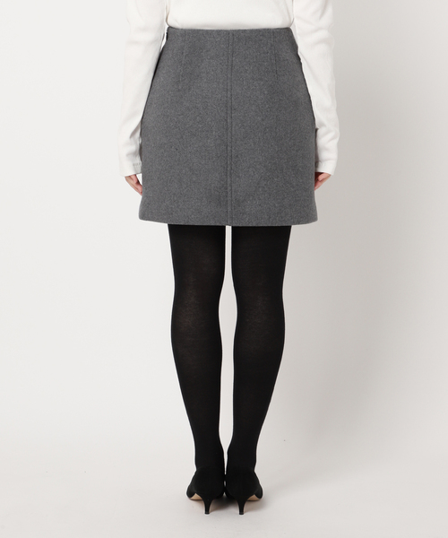 セール】《追加》メルトンAラインミニスカート（スカート）｜Spick