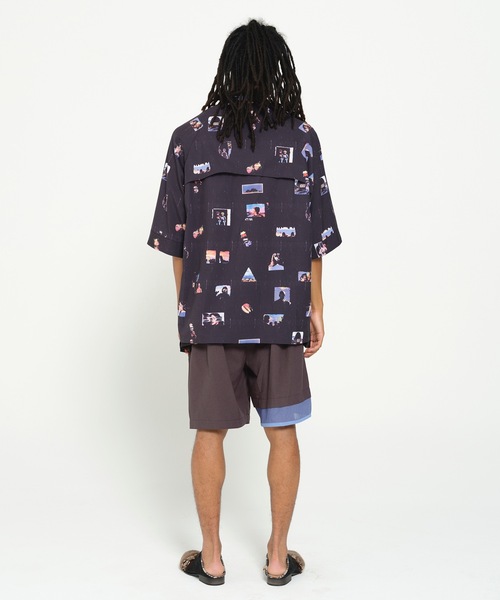 STOF(ストフ)の「PEDESTRIAN OVERSIZED SHIRT(シャツ/ブラウス・メンズ・ブラック/グリーン・S/M)」の7枚目の写真
