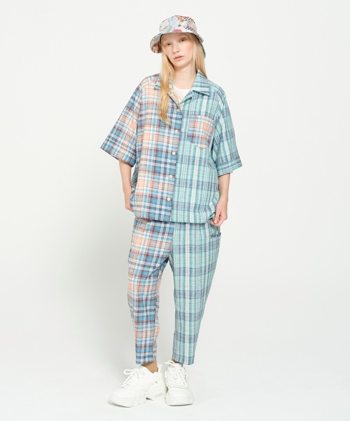 STOF(ストフ)の「PEDESTRIAN OVERSIZED SHIRT(シャツ/ブラウス・メンズ・ブラック/グリーン・S/M)」の8枚目の写真