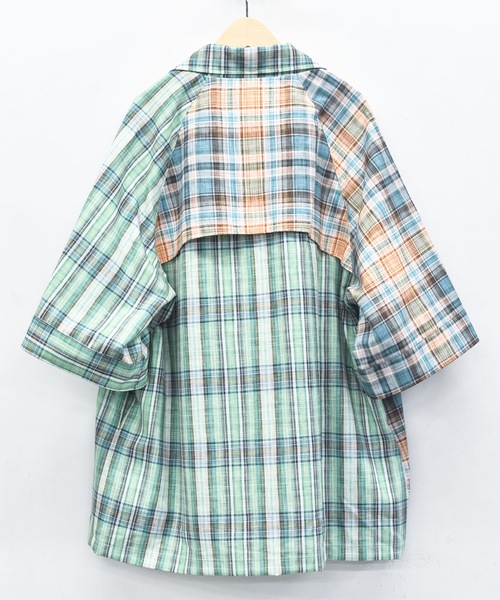 STOF(ストフ)の「PEDESTRIAN OVERSIZED SHIRT(シャツ/ブラウス・メンズ・ブラック/グリーン・S/M)」の17枚目の写真