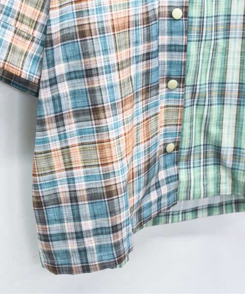 STOF(ストフ)の「PEDESTRIAN OVERSIZED SHIRT(シャツ/ブラウス・メンズ・ブラック/グリーン・S/M)」の19枚目の写真