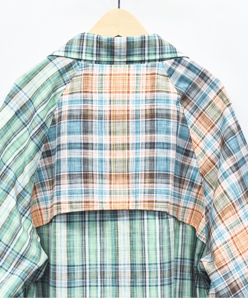 STOF(ストフ)の「PEDESTRIAN OVERSIZED SHIRT(シャツ/ブラウス・メンズ・ブラック/グリーン・S/M)」の20枚目の写真