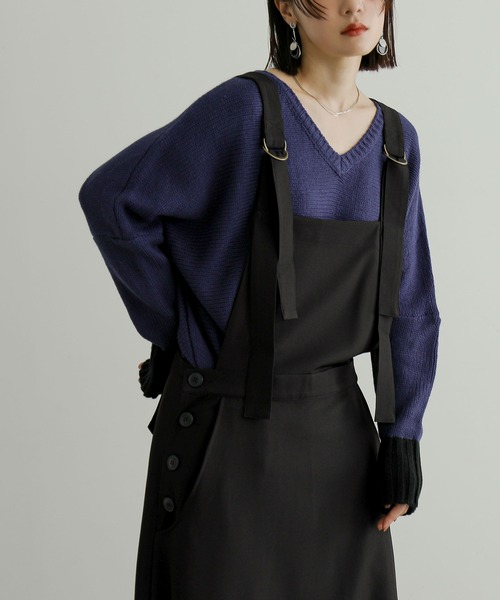 n'OrLABEL（ノアールレーベル）の「『サルエルサロペット』（サロペット/オーバーオール・レディース・チャコール/ブラック・1/2）」の16枚目の写真