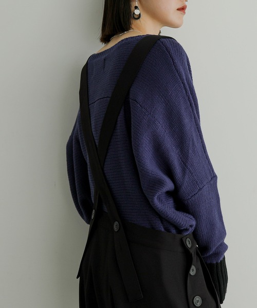 n'OrLABEL（ノアールレーベル）の「『サルエルサロペット』（サロペット/オーバーオール・レディース・チャコール/ブラック・1/2）」の17枚目の写真