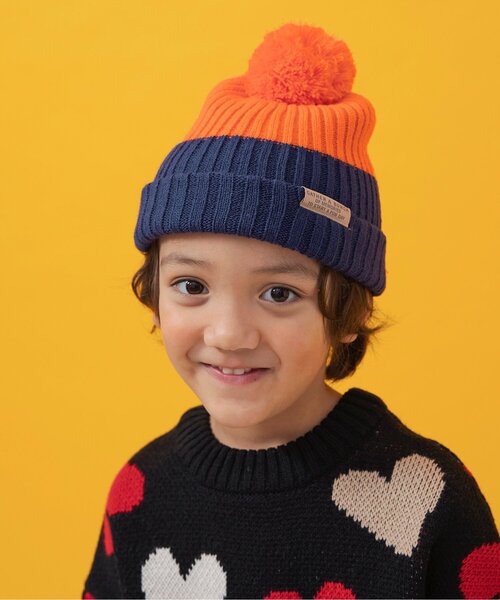 ビッグ梵天ニット帽（ニットキャップ/ビーニー）｜BREEZE（ブリーズ