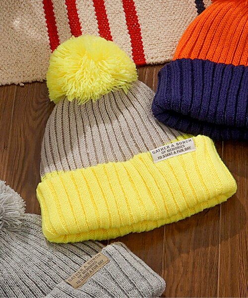 ビッグ梵天ニット帽（ニットキャップ/ビーニー）｜BREEZE（ブリーズ