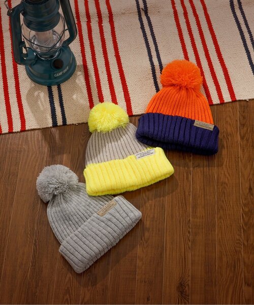 ビッグ梵天ニット帽（ニットキャップ/ビーニー）｜BREEZE（ブリーズ