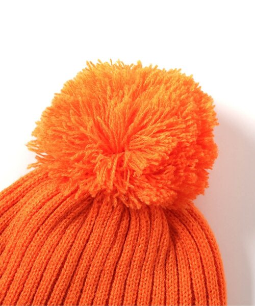 BREEZE（ブリーズ）の「ビッグ梵天ニット帽（ニットキャップ/ビーニー・キッズ・ライトグレー/ネイビー/レモンイエロー・50/54/58）」の22枚目の写真