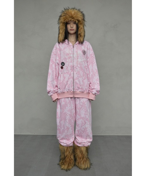 A'GEM/9 × .kom 『NIIER NOR/ニアノア』 BA CAMOUFLAGE HOOD ZIP-UP