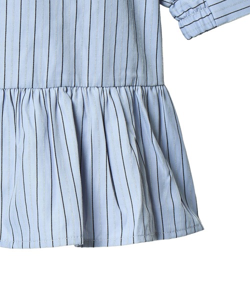 ROSE BUD(ローズバッド)の「FRILL DRESS(ワンピース・レディース・ブルー/オフホワイト・ONE SIZE)」の14枚目の写真