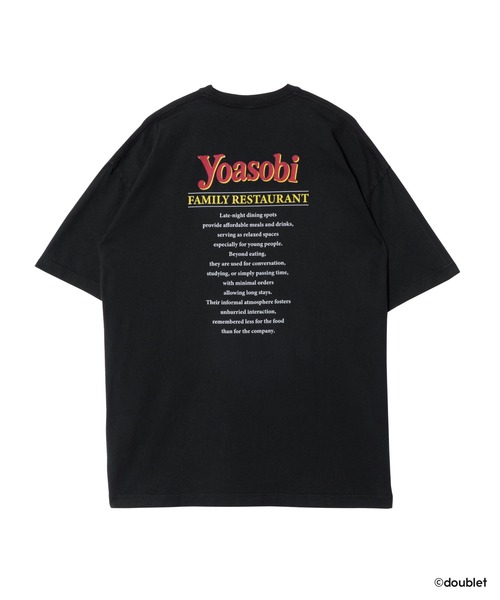YOASOBI × doublet（ヨアソビ × ダブレット）の「NIGHT OUT T-SHIRT  FAMIRESU（Tシャツ/カットソー・レディース・ブラック・XL/L/M/S/XS）」の5枚目の写真