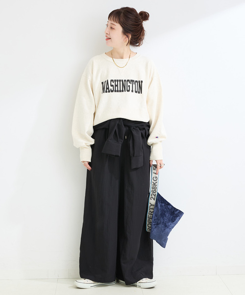 B.C STOCK(ベーセーストック)の「【WEB限定】手洗い可 / ジャンプスーツLS(つなぎ/オールインワン・レディース・ブラック/ベージュ・FREE)」の9枚目の写真