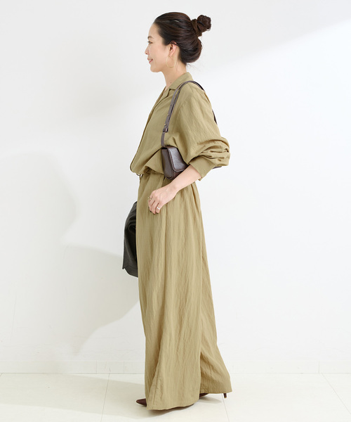 WEB限定】手洗い可 / ジャンプスーツLS（つなぎ/オールインワン）｜B.C