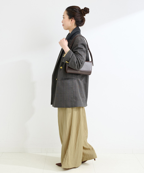 B.C STOCK(ベーセーストック)の「【WEB限定】手洗い可 / ジャンプスーツLS(つなぎ/オールインワン・レディース・ブラック/ベージュ・FREE)」の16枚目の写真