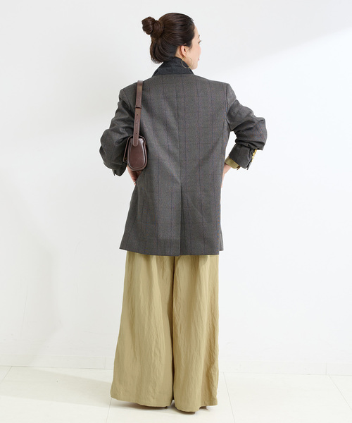 B.C STOCK(ベーセーストック)の「【WEB限定】手洗い可 / ジャンプスーツLS(つなぎ/オールインワン・レディース・ブラック/ベージュ・FREE)」の17枚目の写真