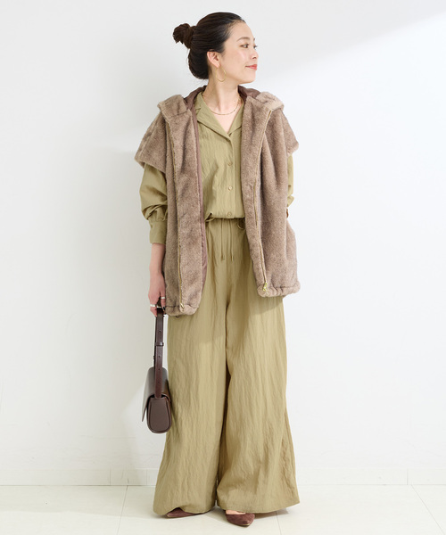 WEB限定】手洗い可 / ジャンプスーツLS（つなぎ/オールインワン）｜B.C