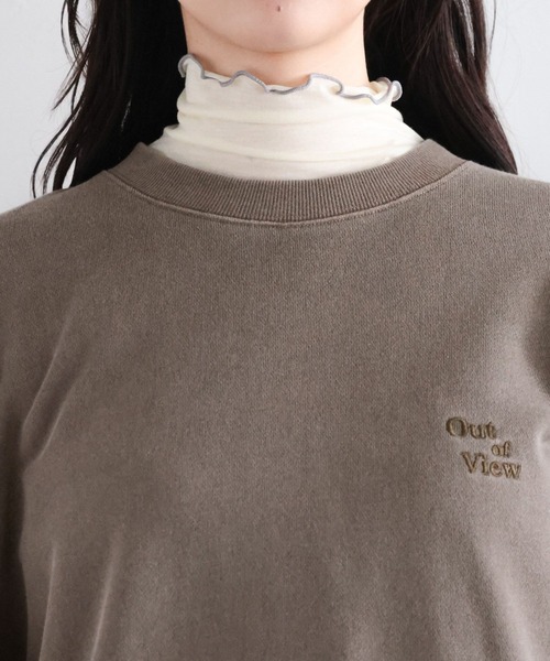 RAGEBLUE(レイジブルー)の「ロゴ刺繍ピグメント裏毛プルオーバー(スウェット・レディース・ブラウン/イエロー/レッド・FREE)」の19枚目の写真