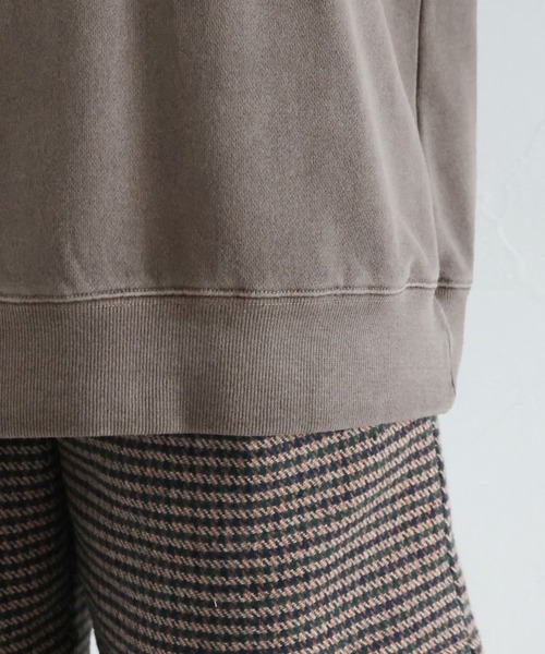 RAGEBLUE(レイジブルー)の「ロゴ刺繍ピグメント裏毛プルオーバー(スウェット・レディース・ブラウン/イエロー/レッド・FREE)」の21枚目の写真