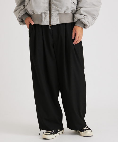 JOURNAL STANDARD J.S HOMESTEAD（ジャーナルスタンダードホームステッド）の「J.S.Homestead / エコ ドライ TR エア クルー パンツ（スラックス・メンズ・ライトグリーン/ブラック/カーキ/グレー・MEDIUM/LARGE）」の2枚目の写真