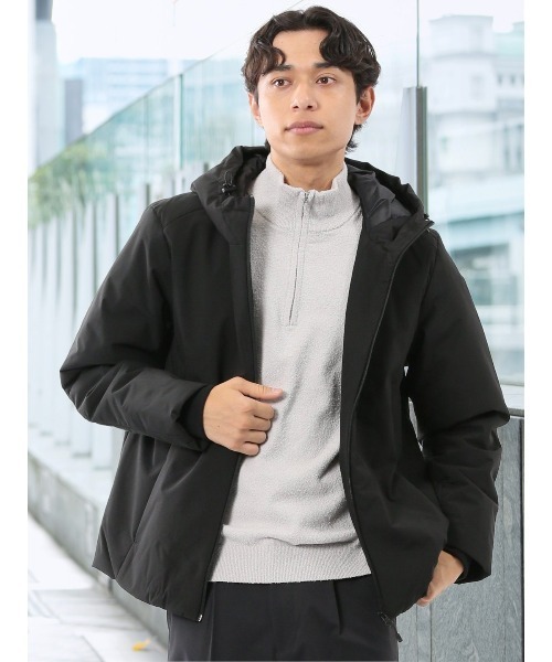 m．f．エディトリアル（m．f．editorial）/【ALL WEATHER TEX】m．f．エディトリアル フーデット 中綿ブルゾン セール】【ALL WEATHER TEX】m.f.エディトリアル メンズ フーデット