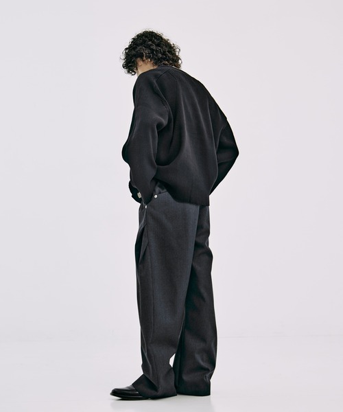 CONZ(コンズ)の「RIB OVER SIZE CARDIGAN(カーディガン/ボレロ・メンズ・ブラック/ダークグレー・2/3/1)」の18枚目の写真