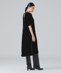 EFFE BEAMS | ベルベット リボン ワンピース(ワンピース)