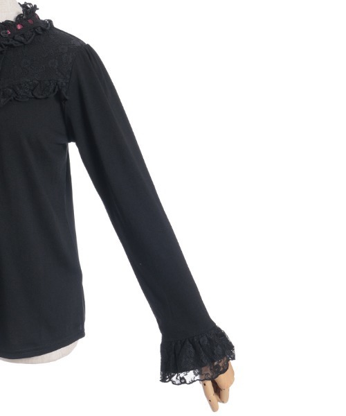 axes femme(アクシーズファム)の「HOT femme(ホットファム)ローズインナー(Tシャツ/カットソー・レディース・ラベンダー/ホワイト/ブラック/ピンク・FREE)」の11枚目の写真