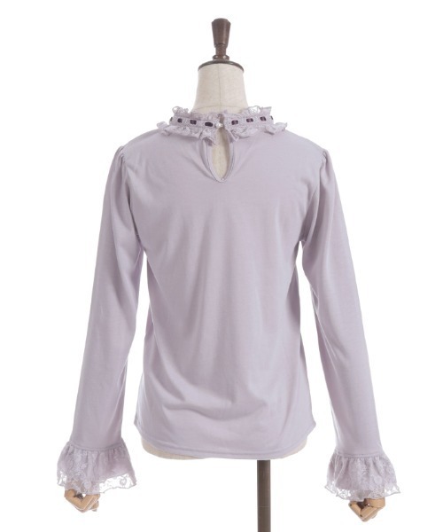 axes femme(アクシーズファム)の「HOT femme(ホットファム)ローズインナー(Tシャツ/カットソー・レディース・ラベンダー/ホワイト/ブラック/ピンク・FREE)」の14枚目の写真