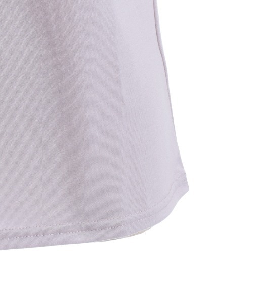 axes femme(アクシーズファム)の「HOT femme(ホットファム)ローズインナー(Tシャツ/カットソー・レディース・ラベンダー/ホワイト/ブラック/ピンク・FREE)」の5枚目の写真