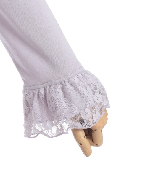 axes femme(アクシーズファム)の「HOT femme(ホットファム)ローズインナー(Tシャツ/カットソー・レディース・ラベンダー/ホワイト/ブラック/ピンク・FREE)」の8枚目の写真