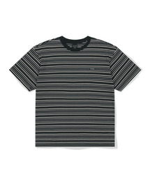 WKNDRS（ウィーキャンドース）の「ストライプTシャツ（ブラック）（Tシャツ/カットソー）」